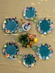 Marjolein Bastin Set of 4 Hummingbirds Dinner Plates 25cm - Image 2 of 4