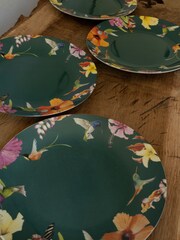 Marjolein Bastin Set of 4 Hummingbirds Dinner Plates 25cm - Image 3 of 4