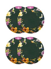 Marjolein Bastin Set of 4 Hummingbirds Dinner Plates 25cm - Image 4 of 4