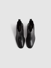 Reiss Black Willow Leather Chelsea Boots - Image 3 of 5