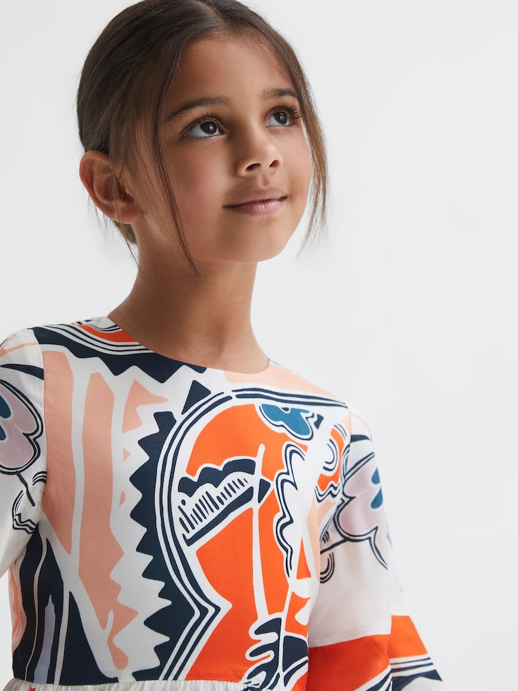 فستان خفيف مطبوع April من Reiss - Image 3 of 5