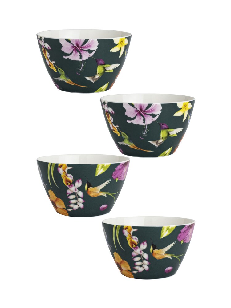 Marjolein Bastin Set of 4 Hummingbirds Bowls 12cm - Image 4 of 4