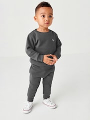 Grey Charcoal Jersey Sweatshirt And Joggers Set (3mths-7yrs) - Image 1 of 6