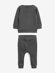 Grey Charcoal Jersey Sweatshirt And Joggers Set (3mths-7yrs) - Image 6 of 6