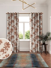 Ted Baker Terracotta Midnight Garden Made to Measure Curtains - Image 1 of 9