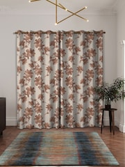 Ted Baker Terracotta Midnight Garden Made to Measure Curtains - Image 2 of 9