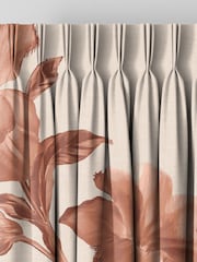 Ted Baker Terracotta Midnight Garden Made to Measure Curtains - Image 5 of 9