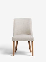 Set of 2 Chunky Weave Mid Natural Wolton Collection Luxe Dining Chairs - Image 2 of 8