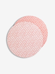 Nina Campbell Set of 4 Coral Pink Cork backed Placemats - Image 3 of 3