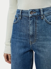 Jigsaw Blue Balfour Long Wide Leg Jeans - Image 4 of 5