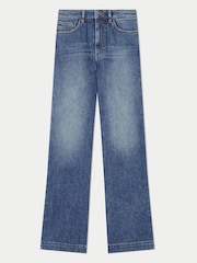 Jigsaw Blue Balfour Long Wide Leg Jeans - Image 5 of 5