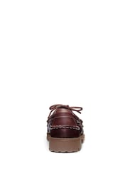 Sebago Brown Ranger Waxy Moccasins Shoes - Image 4 of 5