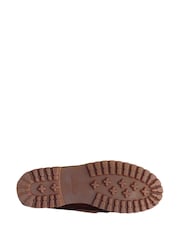 Sebago Brown Ranger Waxy Moccasins Shoes - Image 5 of 5