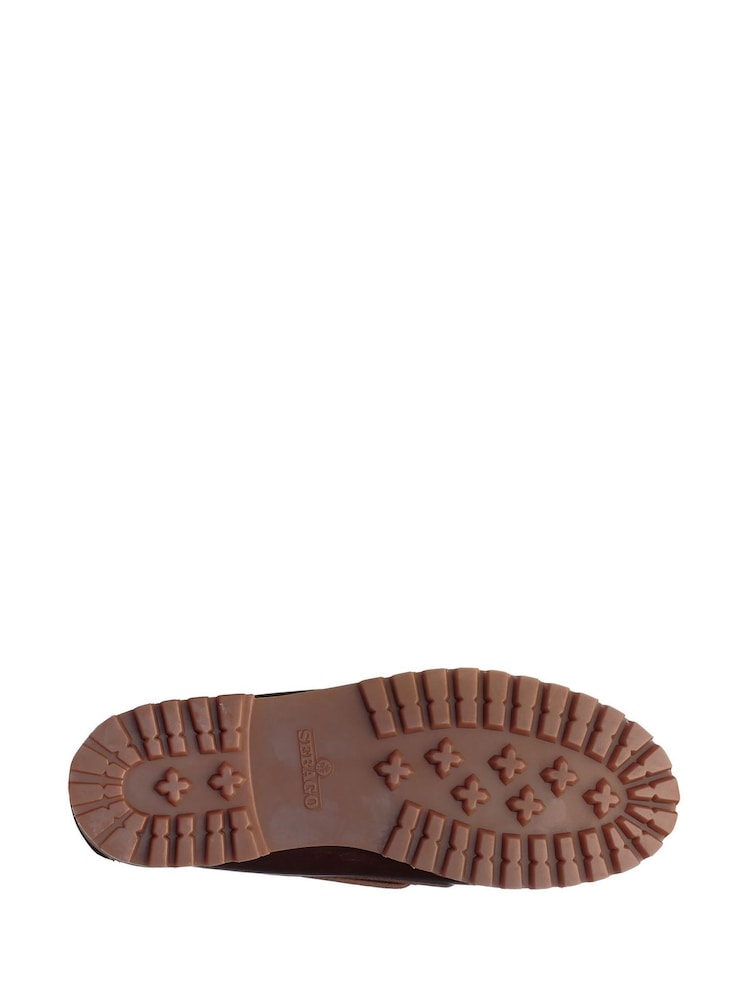 Sebago Brown Ranger Waxy Moccasins Shoes - Image 5 of 5
