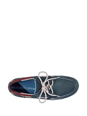 Sebago Blue Triton Leather Boat Shoes - Image 3 of 5