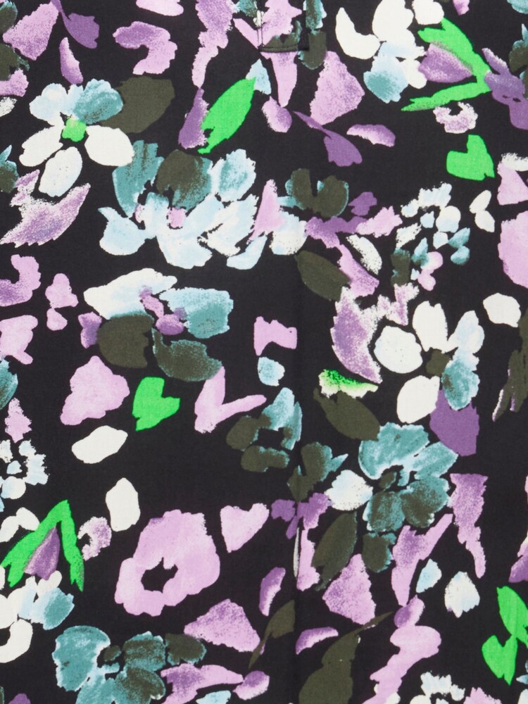 ICHI Black Printed Floral Blouse - Image 7 of 7