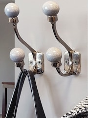 Laura Ashley Dove Grey Bertie Double Hooks - Image 1 of 3