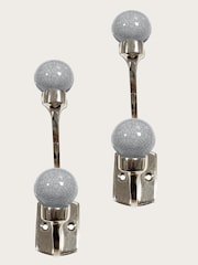 Laura Ashley Dove Grey Bertie Double Hooks - Image 3 of 3