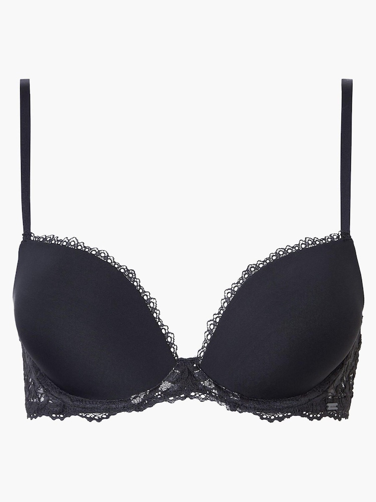 Calvin Klein Black Lace Trimmed Demi Bra - Image 4 of 4