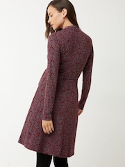 FatFace Purple Delphine Vine Jersey Dress - Image 2 of 4