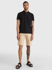 Tommy Hilfiger Black 1985 Regular Fit Polo Shirt - Image 3 of 5