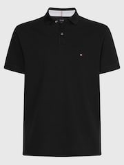 Tommy Hilfiger Black 1985 Regular Fit Polo Shirt - Image 5 of 5