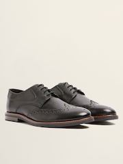 MOSS Black Rogue John Leo Derby Brogues - Image 1 of 4