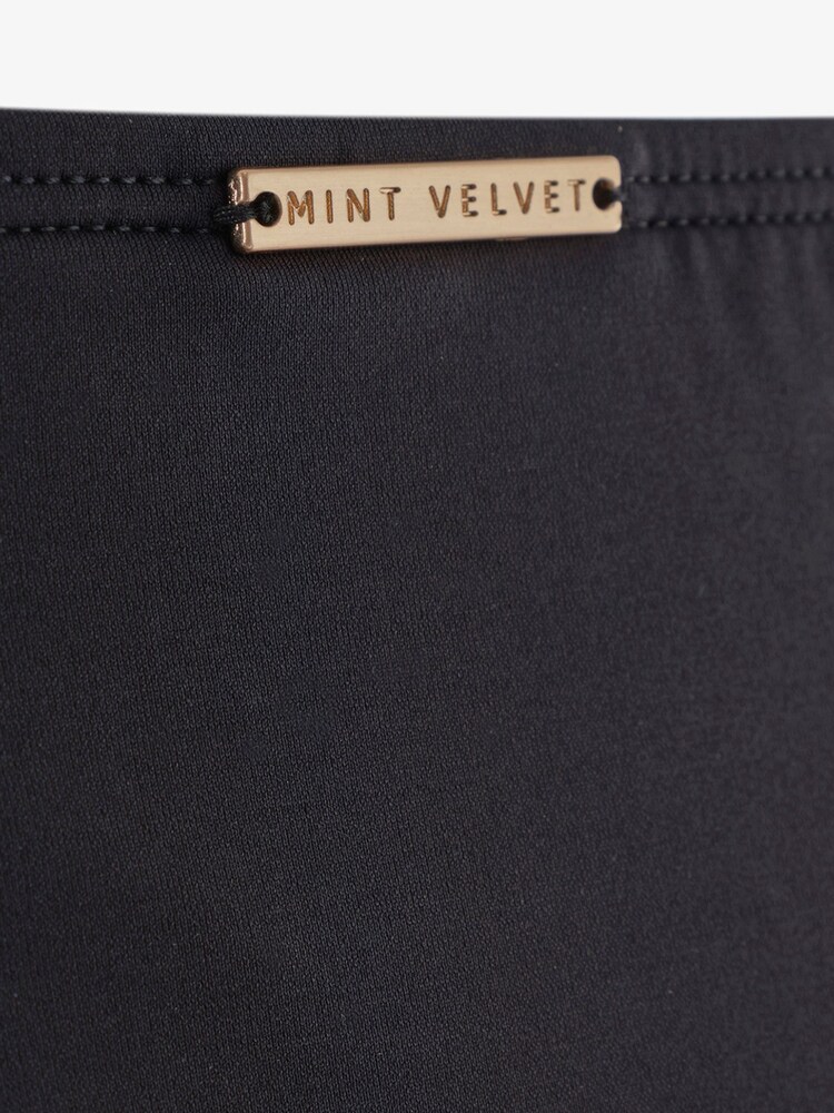 Mint Velvet Black High Leg Bikini Briefs - Image 3 of 3