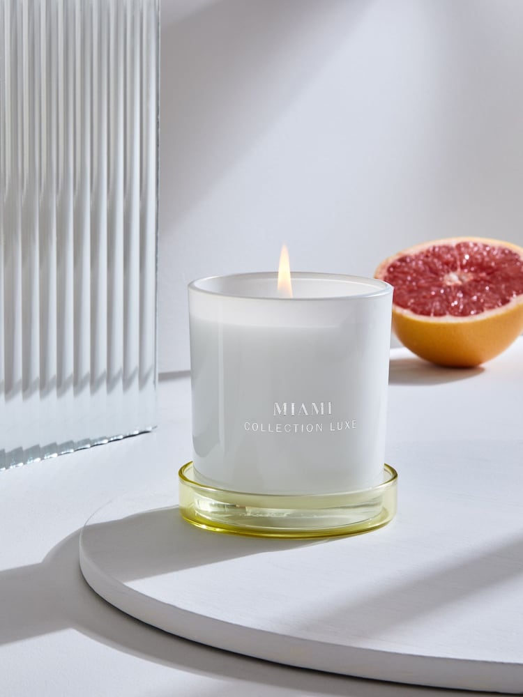Yellow Collection Luxe Miami Grapefruit and Mango Scented Candle - Image 1 of 4