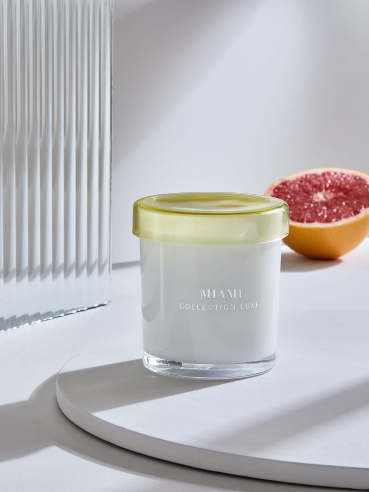 Yellow Collection Luxe Miami Grapefruit and Mango Scented Candle - Image 2 of 4