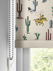 Cath Kidston Cream Kids Cowboy Made To Measure Roller Blinds - Image 4 of 6
