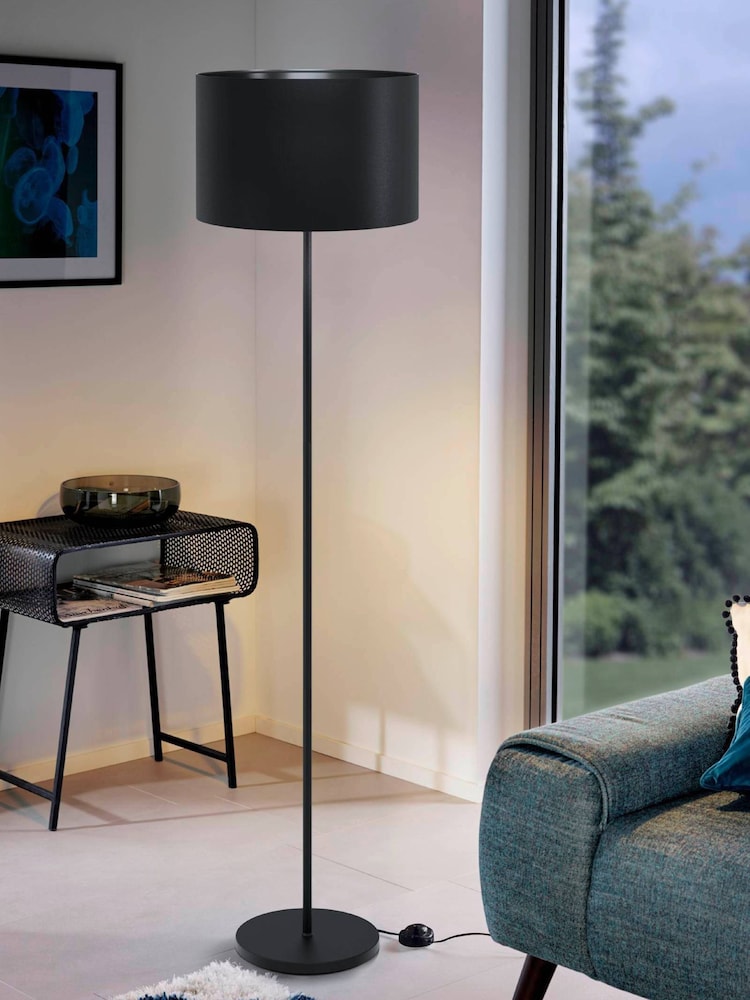 Eglo Black Masero Minimalist Floor Lamp - Image 1 of 4
