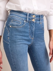 Mid Blue Denim Slim Lift And Shape Jeans - Image 5 of 6