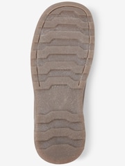 Tan Brown Leather Lace-Up Shoes - Image 3 of 5