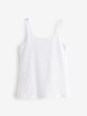 White Cotton Shaping Vest - Image 1 of 1
