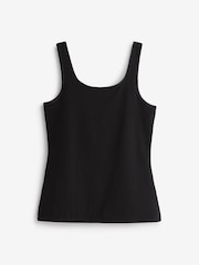 Black Cotton Shaping Vest - Image 1 of 1