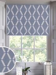 Sanderson Blue Hemsby Made To Measure Roman Blind - Image 1 of 6