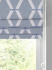 Sanderson Blue Hemsby Made To Measure Roman Blind - Image 2 of 6