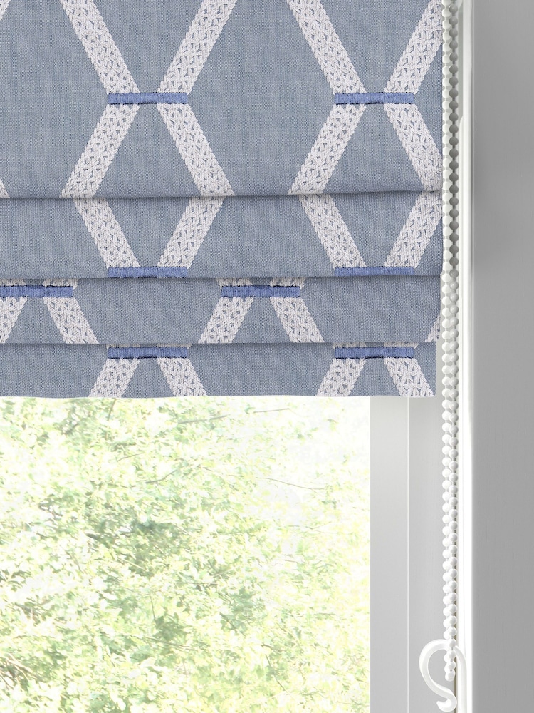 Sanderson Blue Hemsby Made To Measure Roman Blind - Image 2 of 6