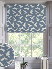 Sanderson Blue Paper Doves Made To Measure Roman Blind - Image 1 of 6