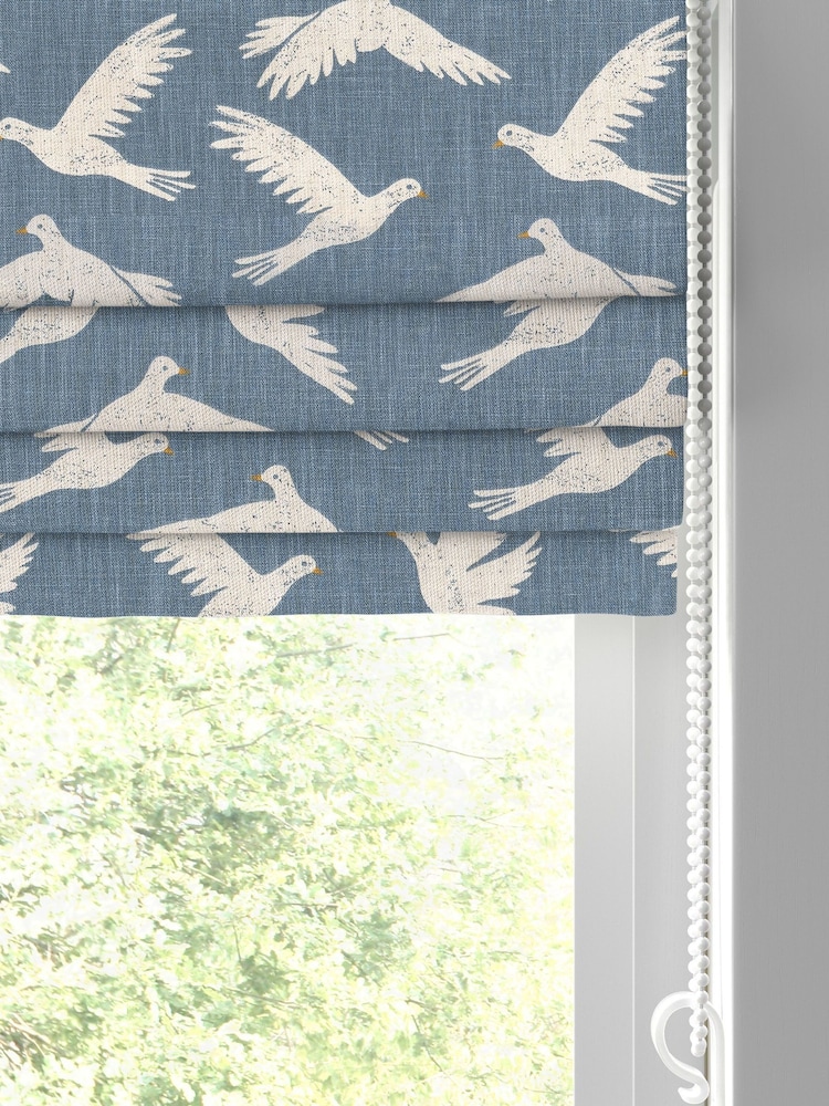 Sanderson Blue Paper Doves Made To Measure Roman Blind - Image 2 of 6