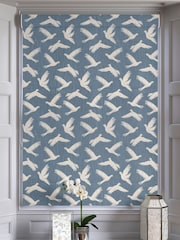 Sanderson Blue Paper Doves Made To Measure Roman Blind - Image 5 of 6