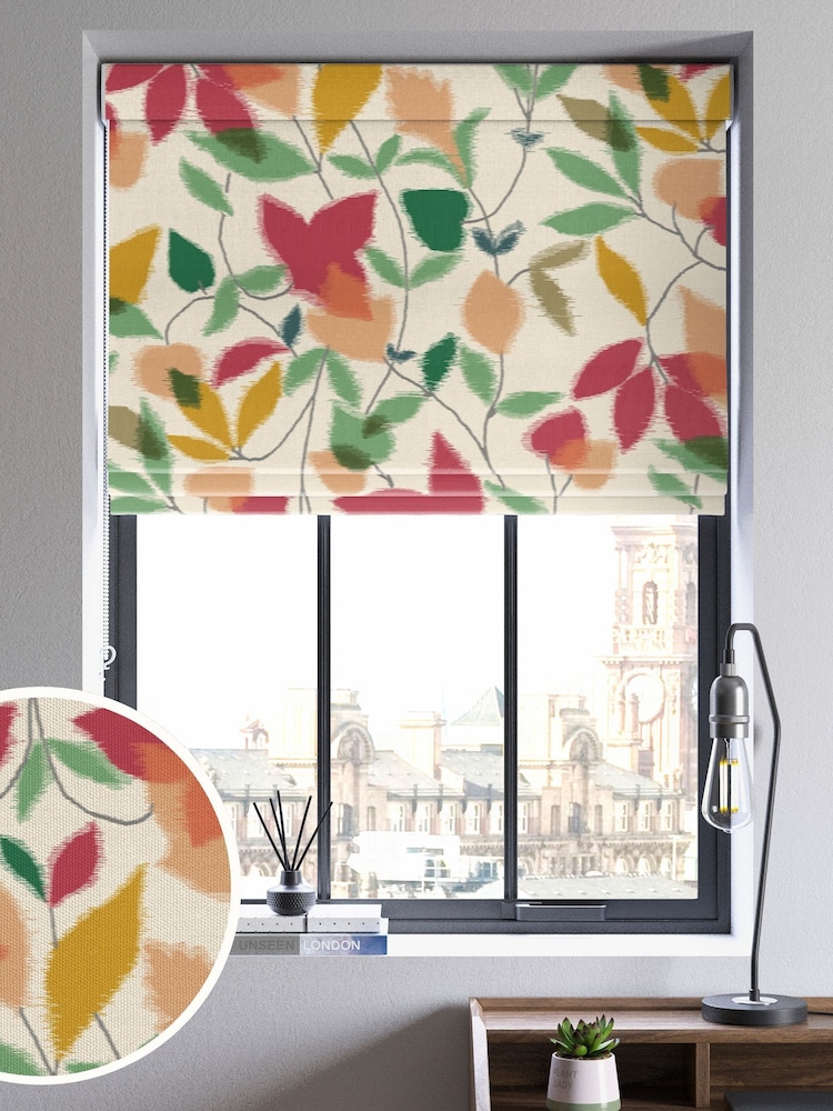 Scion Red Akira Made To Measure Roman 100% Cotton Blind - Image 1 of 6