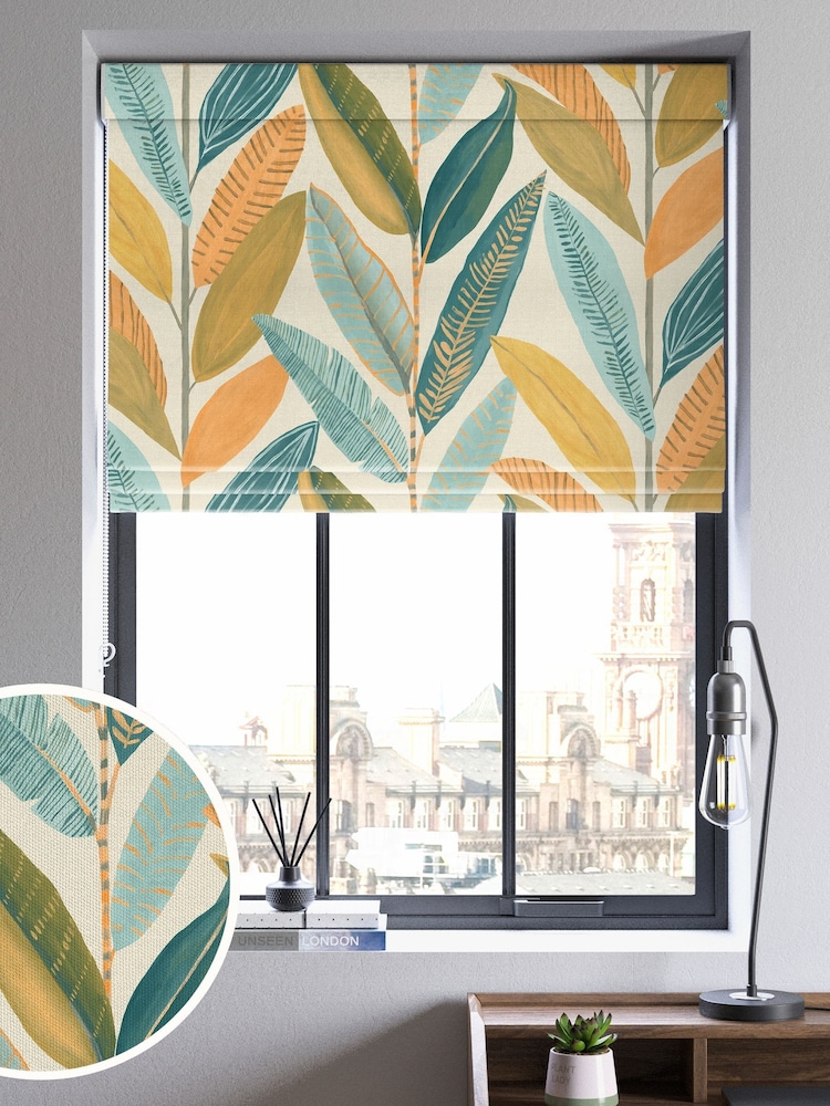 Scion Green Hikkaduwa Made To Measure Roman Blind - Image 1 of 6