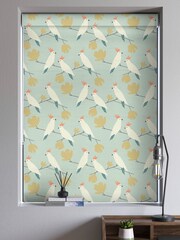 Scion Green Lovebird Made To Measure Roman 100% Cotton Blind - Image 5 of 6