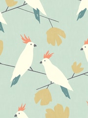 Scion Green Lovebird Made To Measure Roman 100% Cotton Blind - Image 6 of 6