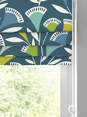 Scion Blue Noukku Made To Measure Roman 100% Cotton Blind - Image 2 of 6