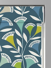 Scion Blue Noukku Made To Measure Roman 100% Cotton Blind - Image 3 of 6