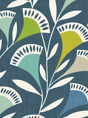 Scion Blue Noukku Made To Measure Roman 100% Cotton Blind - Image 6 of 6
