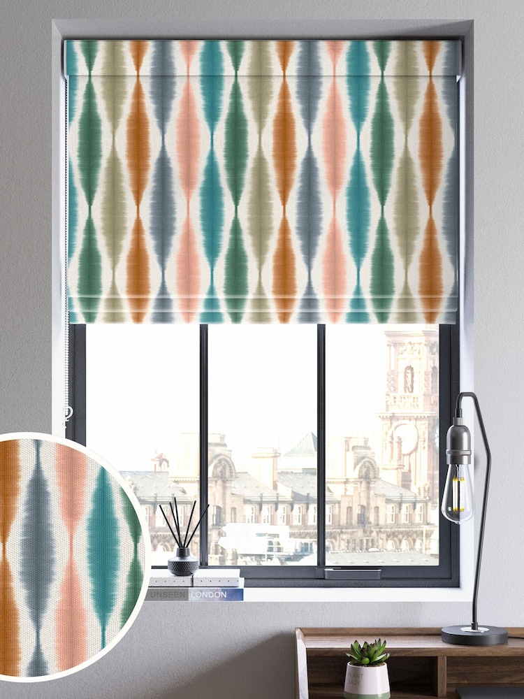 Scion Natural Usuko Made To Measure Roman 100% Cotton Blind - Image 1 of 6